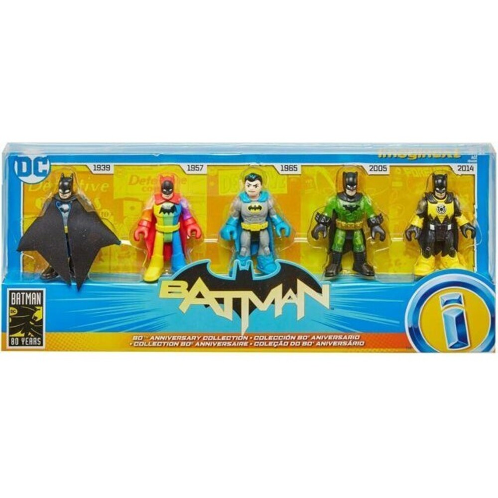 Fisher-Price Imaginext DC Super Friends 80th Anniversary Batman Collection -...
